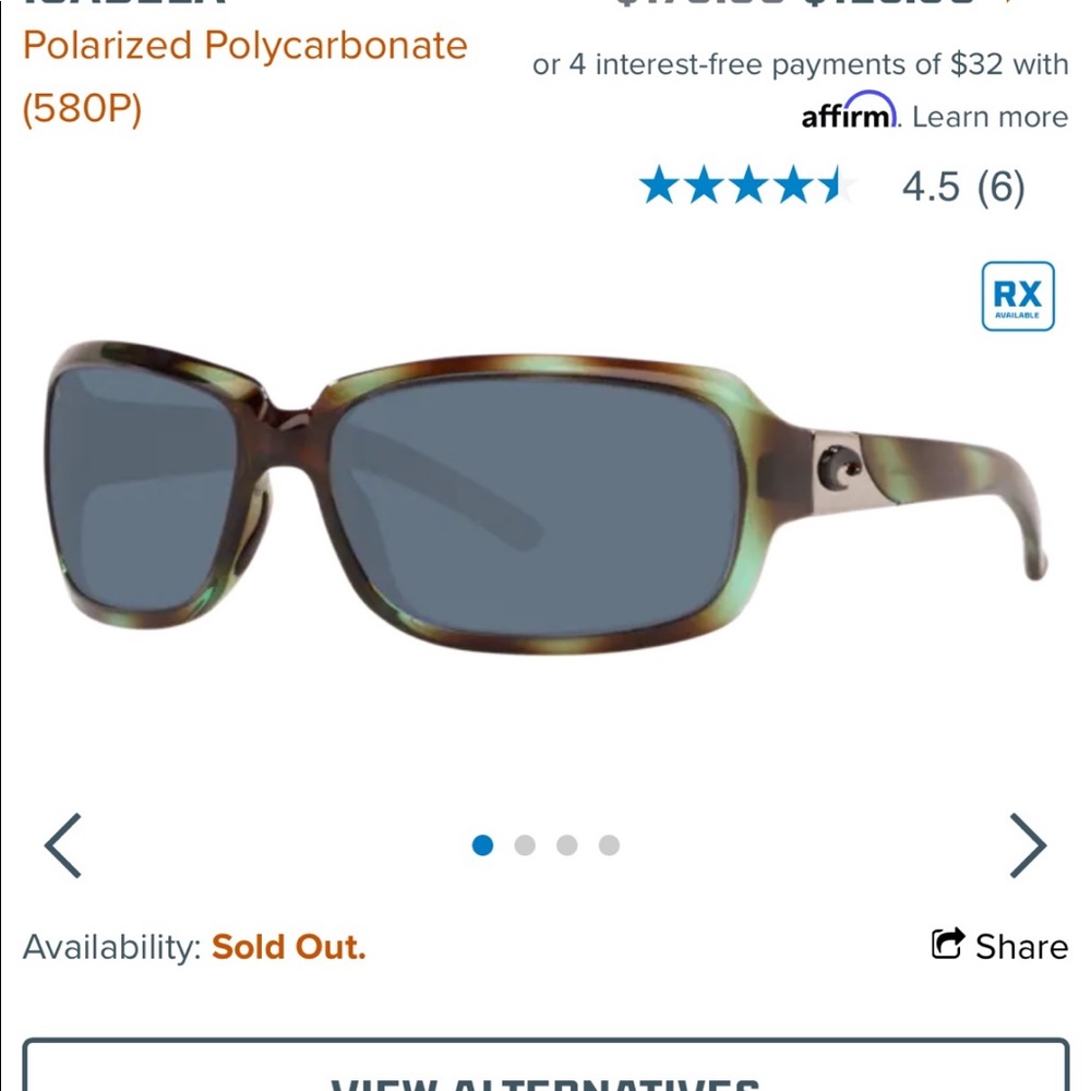 Costa Isabela Sunglasses